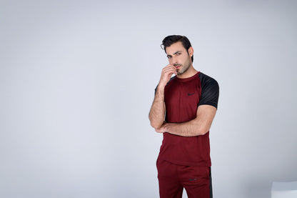 Burgundy Boss - Summer Tracksuit