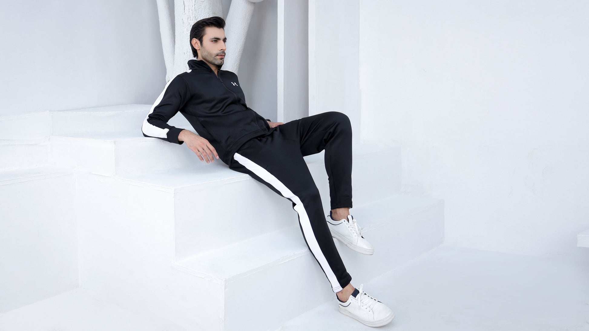 Zipper jacket tracksuit