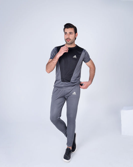 Grey & Black Tracksuit