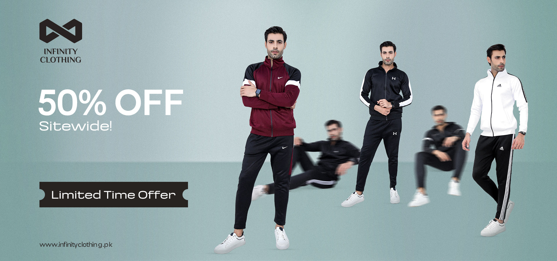 Shop from the 1 Active Wear Brand in Pakistan Infinity Clothing